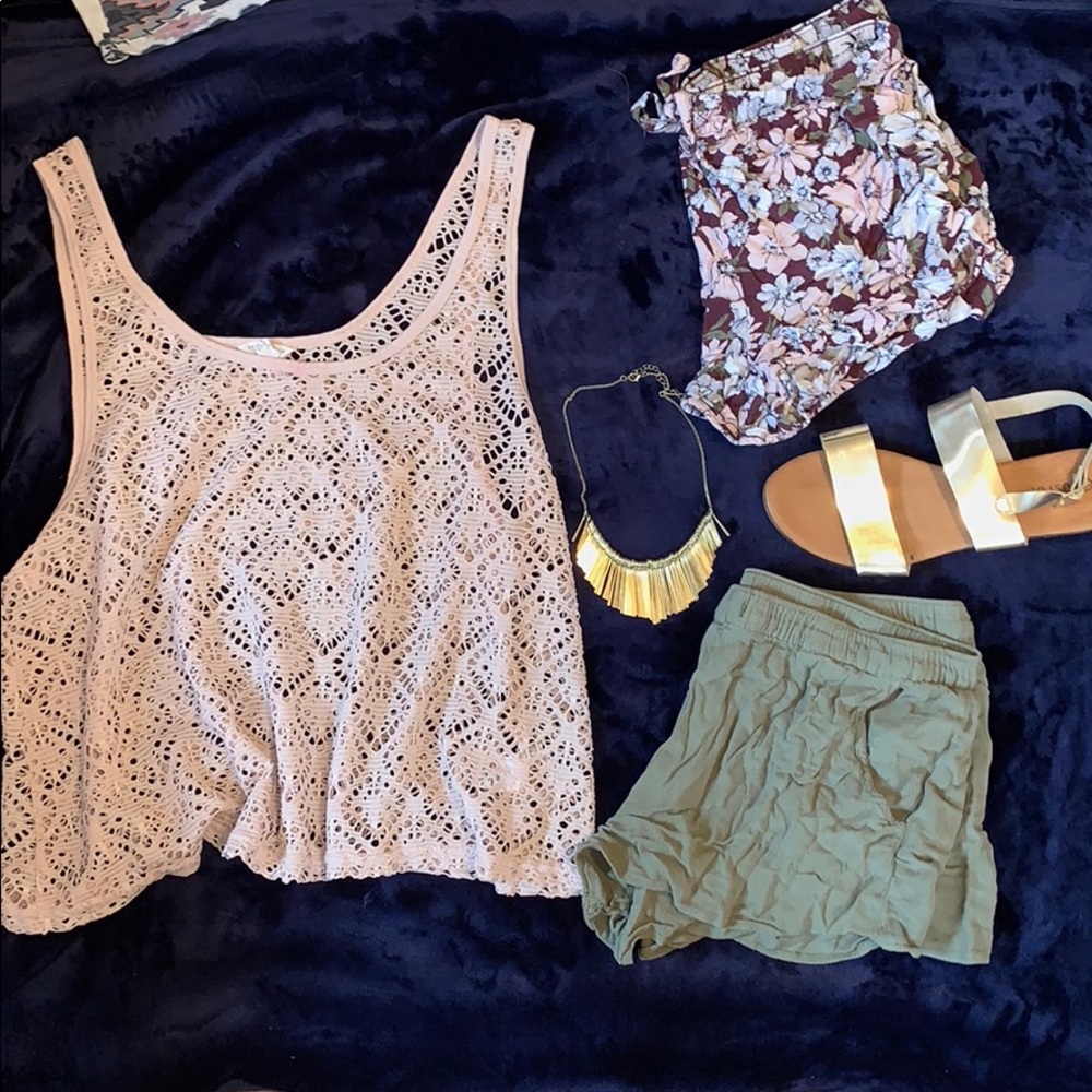 * Rosy colored tank